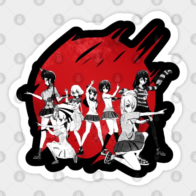 Franchouchou Sticker by SirTeealot